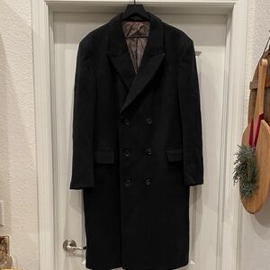 Nadlers Men’s Teller Coat Double Breasted Cashmere Overcoat
